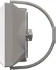 Side view of a heating unit with a mounting bracket. Produktbild-Vorschau