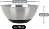 com-four® 3-teiliges Schüssel-Set aus Edelstahl - Produktbild-Vorschau 5