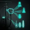 Fietspomp met manometer, vloerpomp, stabiel, geschikt voor Productafbeelding-voorbeeld 6