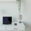 LED Nachttischlampen Set 2 Stück mit Stoffschirm weiß – Produktbild-Vorschau 5