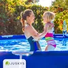 Juskys Aufblasbare Poolabdeckung Eckig 2 x 4 m - Pool Produktbild-Vorschau 7