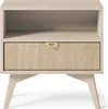 Nachttisch Silva 54 cm in Sand Beige mit Produktbild-Vorschau 5