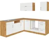 Held Möbel Winkelküche ohne Geräte Sorrento 210 cm weiß Produktbild-Vorschau 2