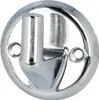 A close-up, studio shot of a single chrome-plated wall hook. Produktbild-Vorschau