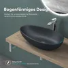 Mai & Mai Waschbecken 59,8x36x14cm oval Aufsatzwaschbecken Produktbild-Vorschau 4