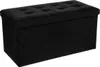 Prošívaný puf Adaline Black 76x38 cm Náhled obrázku produktu 1
