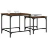 vidaXL Sada stolků 2 ks. Hnědý dubový vzhled odvozený Náhled obrázku produktu 4