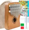 Kalimba en bois à 17 notes avec accessoires KIRA Voir les images du produit 11
