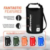 SKINHAWK Dry Bag für SUP-Board – Orange / 10 Liter Produktbild-Vorschau 3