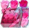 EDIBAZZAR | Künstliche Seifenrosen Blumen 9 Stück Geschenk Produktbild-Vorschau 2
