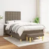 The Living Store Boxspringbett mit Matratze Taupe 120x200 Produktbild-Vorschau 1