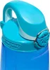 Close-up of the top of a blue Nalgene water bottle, showing the lid and handle. Produktbild-Vorschau