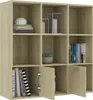 Libreria rovere Sonoma 98x30x98 cm materiale a base di Anteprima dell’immagine prodotto 11