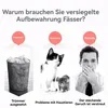 Mülleimer, 12L Abfalleimer, Edelstahl Treteimer, Produktbild-Vorschau 9