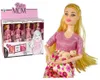 Leantoys Schwangere Babypuppe Rosa Kleid Blumen Produktbild-Vorschau 1