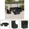 The Living Store 12-tlg. Garten-Sofagarnitur mit Kissen Produktbild-Vorschau 1