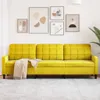 Design 3-Sitzer-Sofa Gelb 210 cm Samt, Schlafsofas 2024 Neu Produktbild-Vorschau 1