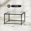 HOMCOM Čtvercový odkládací stolek / noční stolek s deskou z Náhled obrázku produktu 3