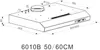 Candy CFT610/4N/1 Built-under Black 209.7 m³/h Voir les images du produit 2