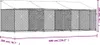 vidaXL Enclos pour chiens avec toit et portes Gris 6x2x2 m Voir les images du produit 10