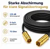 4m Antennenkabel für TV Kabelfernsehen HD 4K 135dB Koaxial Produktbild-Vorschau 8