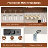 120 cm lange Kaffeebar mit Gläserhalter und Produktbild-Vorschau 8
