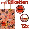 TE-Trend 12 Stück Geschenktüten Pirat Kindergeburtstag Produktbild-Vorschau 2