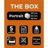 Exacompta THE BOX Cassettiera a 5 cassetti per ufficio, Anteprima dell’immagine prodotto 3