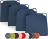 sunnypillow 4er Set Stuhlkissen mit Klettverschluss Produktbild-Vorschau 1