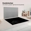 KitchenYeah© Herdabdeckplatte Brokkoli auf schwarzem Produktbild-Vorschau 3