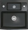 KeraDomo Elementspüle CENTRA 60 NERO für AP-Tiefe 75 cm - Produktbild-Vorschau 1