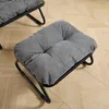 Fauteuil de jardin avec repose-pieds intégré - Noir/Gris - Voir les images du produit 6