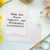 Mr. & Mrs. Panda Postkarte Spruch Patenonkel Held - Weiß - Produktbild-Vorschau 3