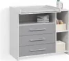 Fasciatoio Livinity Torino Bianco/Grigio con cassetti, Anteprima dell’immagine prodotto 1