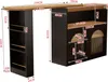 okwish Bartisch 138-193 x 39 x 105cm Moderner ausziehbarer Produktbild-Vorschau 7