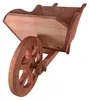 Pflanz-Schubkarre aus Holz, 100 x 30 x 34 cm, naturbelassen Produktbild-Vorschau 7
