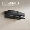 DEKAZIA® Duschablage Edelstahl Schwarz - Selbstklebendes Produktbild-Vorschau 4