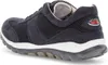 A side view of a blue sneaker. Voir les images du produit