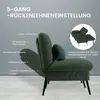 COMHOMA Sofa Schlafsofa mit Schlaffunktion, überzug Futon Produktbild-Vorschau 8