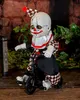 Schauriger Clown mit Dreirad Halloween Deko mit Bewegung Produktbild-Vorschau 2