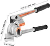 VEVOR ohýbačka trubek, vnější průměr 6,35/9,525/12,7 mm, Náhled obrázku produktu 8