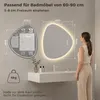 S'AFIELINA Asymmetrischer Badspiegel mit LED-Beleuchtung 60 Produktbild-Vorschau 3