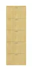 A tall, narrow shoe cabinet with five drawers, presented against a white background. Podgląd zdjęcia produktu