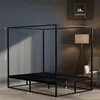 CLP Himmelbett Batoni Rahmen und Lattenrost aus Metall Produktbild-Vorschau 2