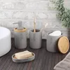 Wattepadbehälter SAVA, Bambusdeckel, Ø 9,5 cm Produktbild-Vorschau 5