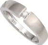 Solitär Spannring Ring Diamant Brillant 0,05 Ct W/P1 585 Produktbild-Vorschau 1