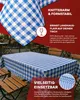 Landhaus Tischwäsche 5 mm Karo Baumwolle blau-weiß kariert Produktbild-Vorschau 4