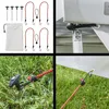 Senkrechtmarkise 9 mm Keder – Seitenwand 430 × 200 cm für Produktbild-Vorschau 4