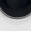 Teile/satz Glänzende Strass Quaste Cowgirl Cowboy Jazz Hut Produktbild-Vorschau 8