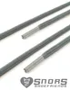 SNORS Schnürsenkel rund - GRAU - 3mm - 110cm Produktbild-Vorschau 2